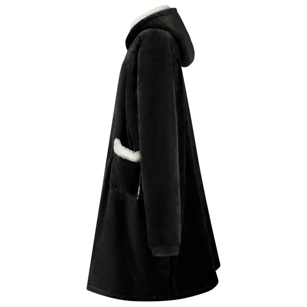 Felpa coperta Nero L Pile e Flanella 42017202
