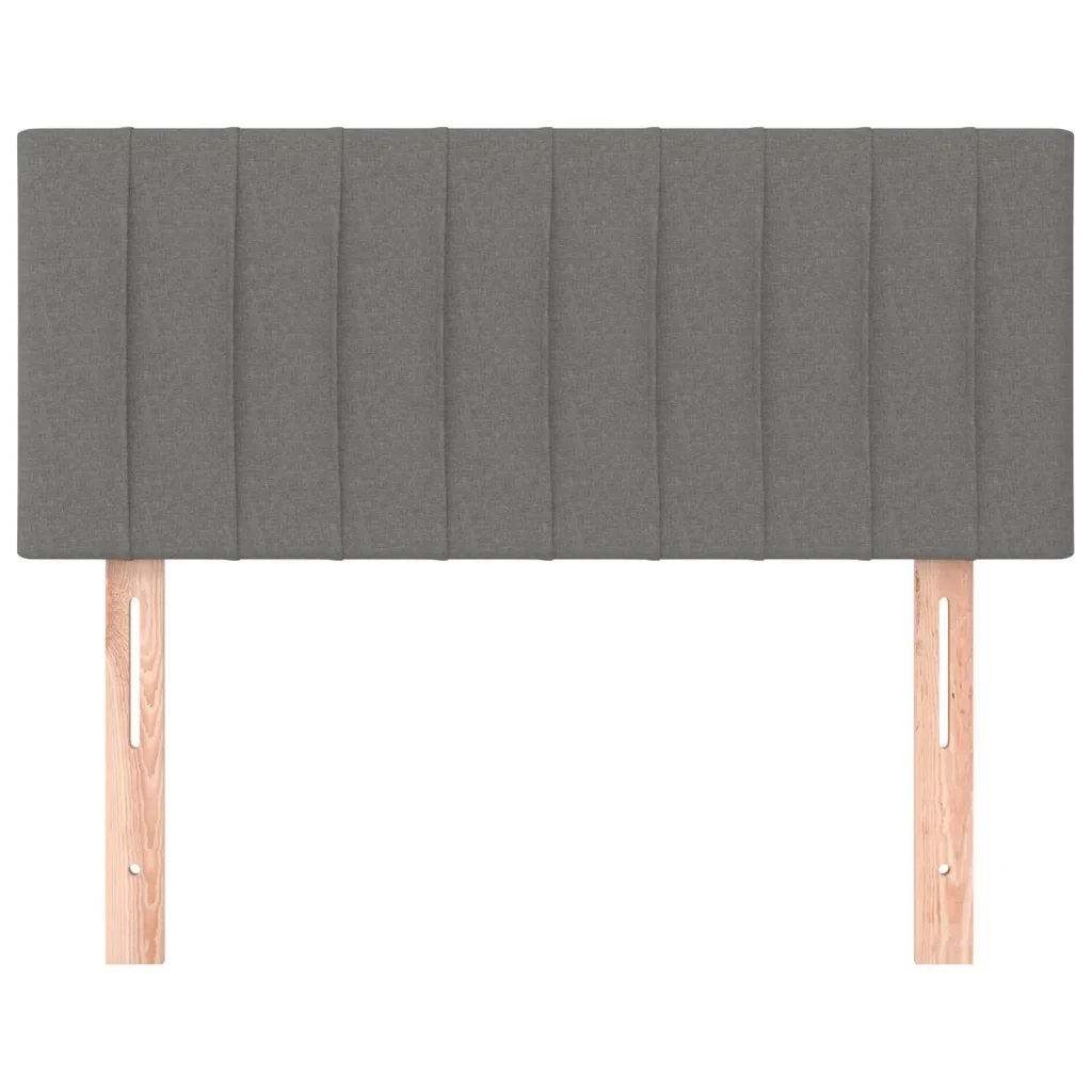 Testiera | Testata Grigio Scuro 90x5x78/88 cm in Tessuto