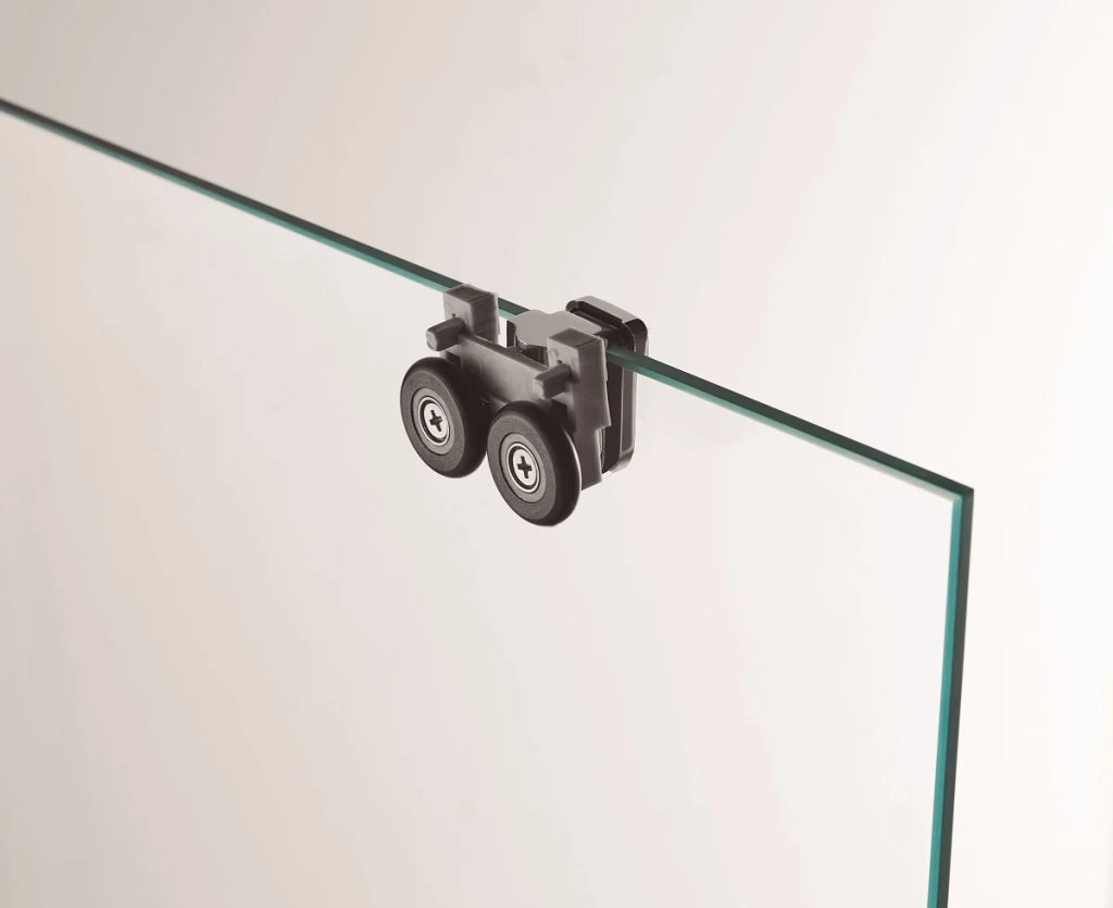 Box doccia angolare AKTUAL ingresso ad angolo 150x70 cm cromo vetro trasparente