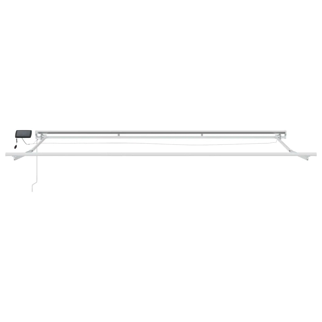 Cornice per Tenda Manuale con LED Rosso e Bianco 4 × 3 m 3420619