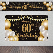 Decorazione per festa di 60 anni - Poster di sfondo per la porta - Decorazione per il giardino - Poster unico per foto di sfondo