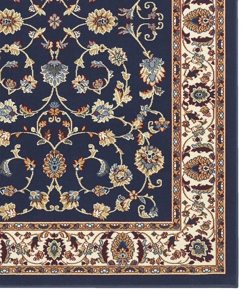 Tappeto passatoia ROYAL SHIRAZ 2079 BLU cm.70x240 arredo casa disegno moderno geometrico arredo casa