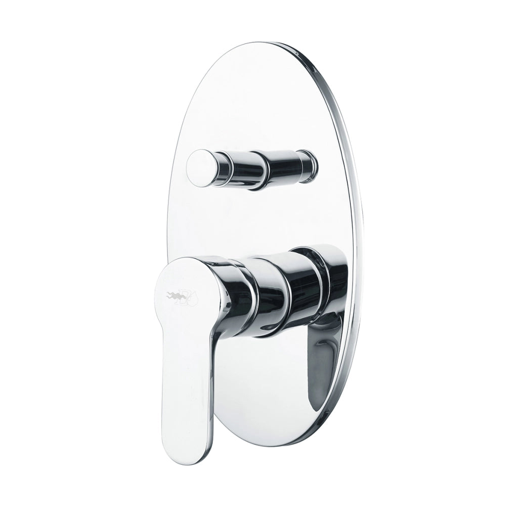 MISCELATORE MONOCOMANDO INCASSO DOCCIA CON DEVIATORE SERIE PACO- Cromo- DH- pezzi 1