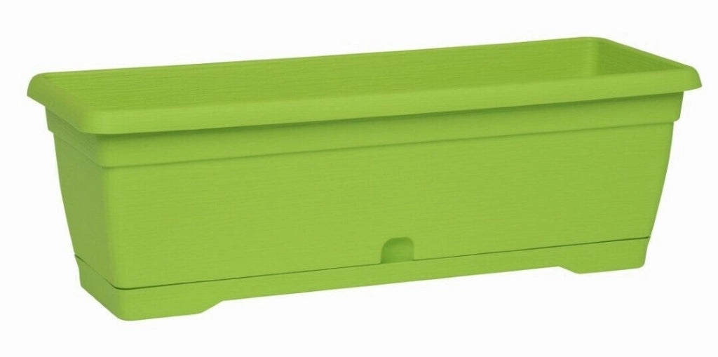 Balconetta Vaso Spazzolato Cm 40 Verde Lime Set 5 Pezzi - Arca