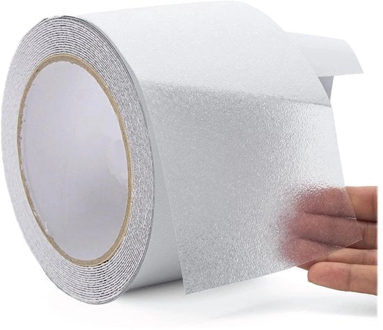 Nastro antiscivolo trasparente autoadesivo 5 cm x 20 m - acqua e slip resistente
