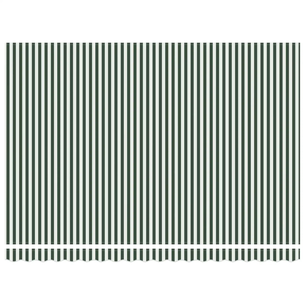 Cornice per Tenda Manuale con LED Verde e Bianco 4 × 3 m 3420628