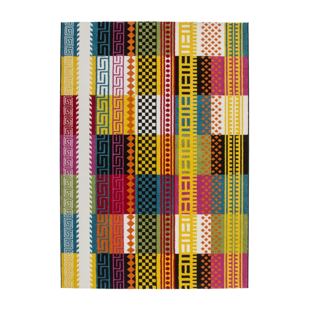 Tappeto a pelo corto Caribbean Multicolor 80x150 cm