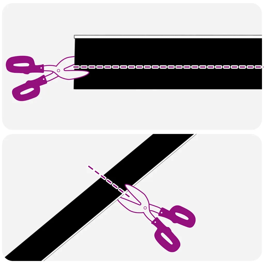 Spazzole per porte autoadesive 6 pz Argento 100 cm CFW1429854
