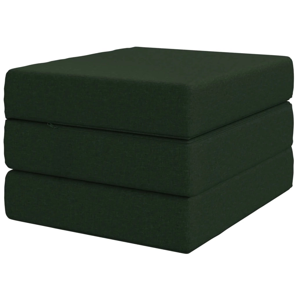 Divano Letto Pieghevole 90 x 63 x 45 cm Verde Scuro 900151