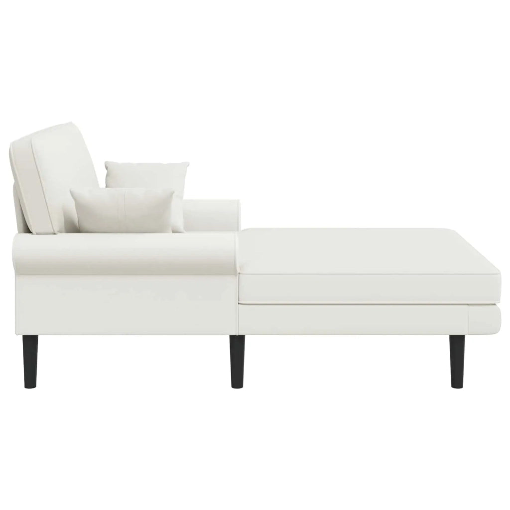 Chaise longue Bianco Similpelle 42048101