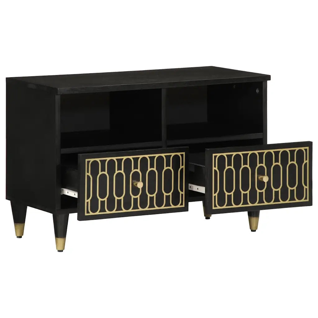 Mobile TV | Armadietto TV | Mobile Porta TV 70x33x46 cm in Legno Massello di Mango