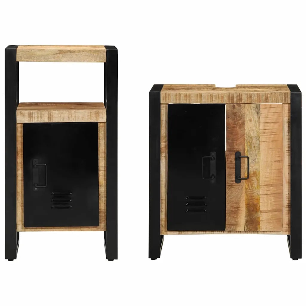 Set di mobili per il bagno 2 pcs Legno di mango massello 3305598
