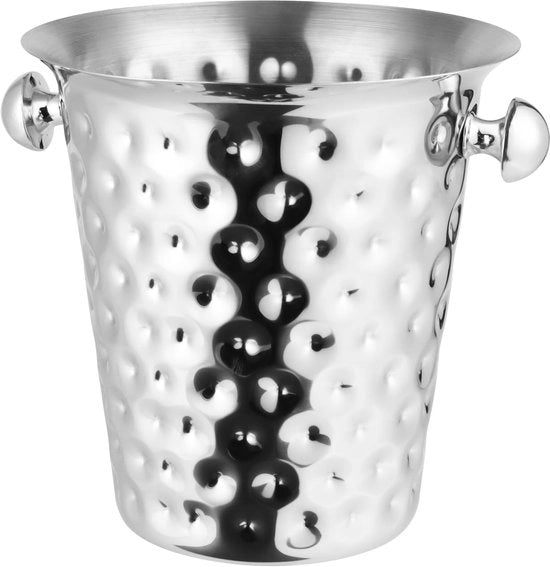 Igloo per champagne - 5L - Acciaio inossidabile - Argento