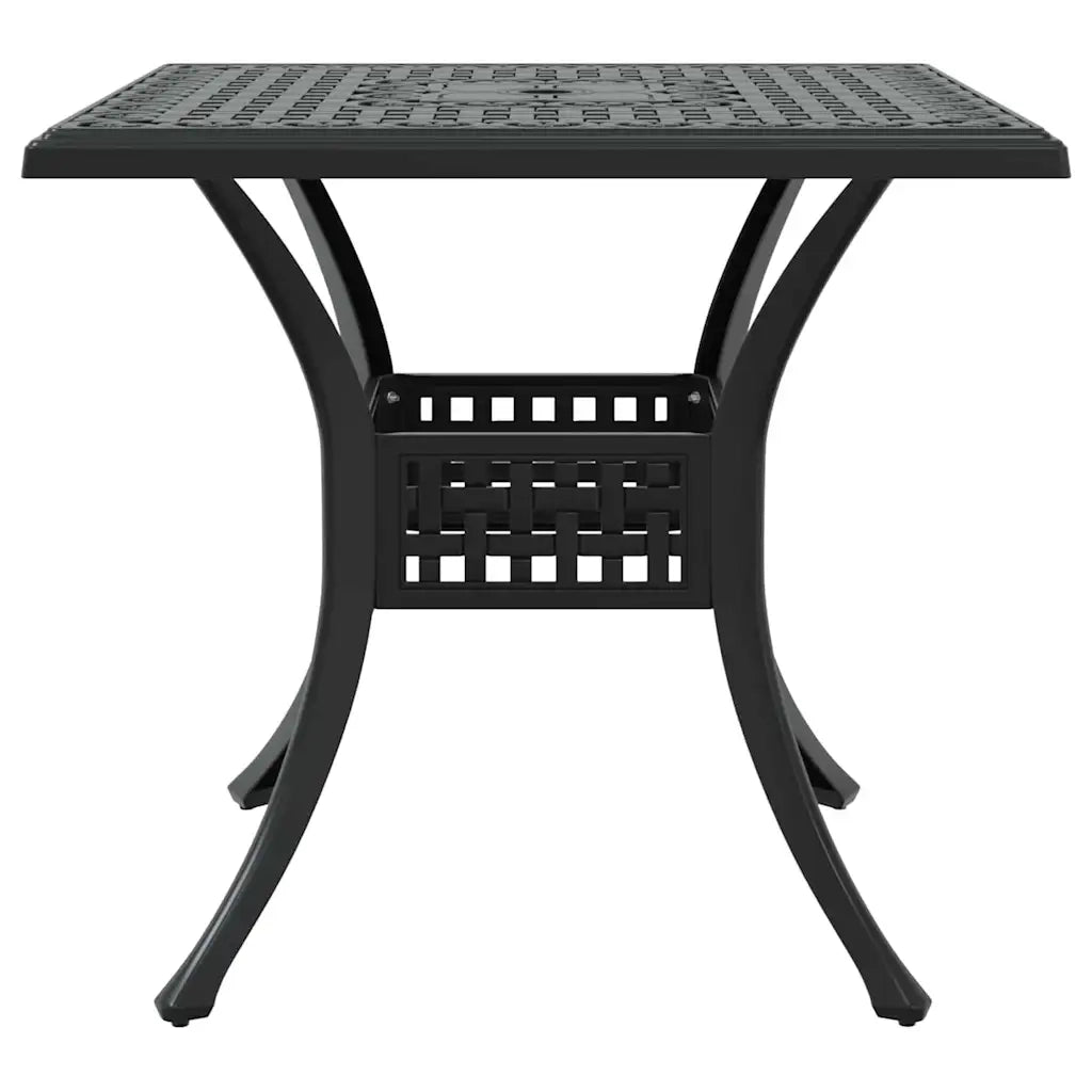Set di Tavolo da Giardino 3 pcs Nero Alluminio pressofuso 3334741