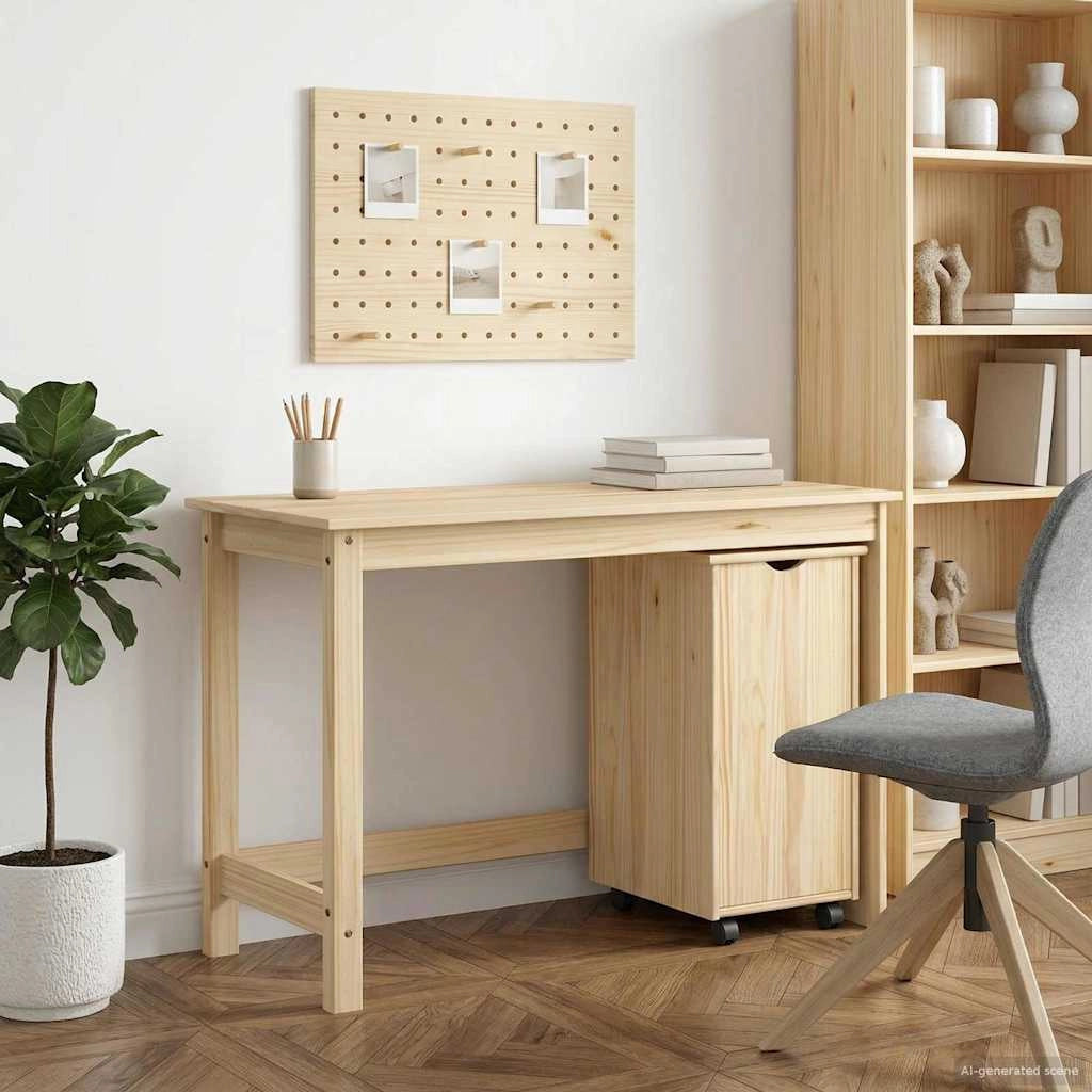 Set di Scrivania e Armadietto 2 pz Marrone 3438784