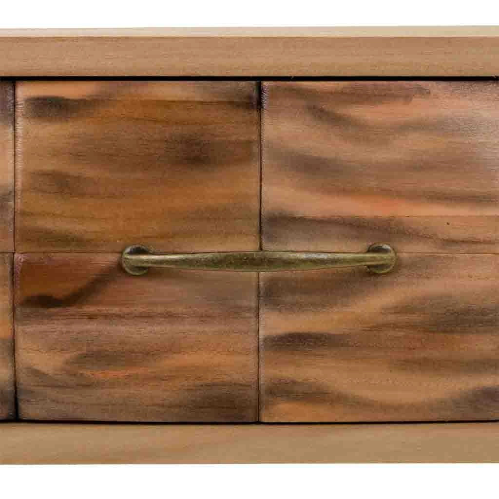 Comodino in legno marrone 44x38x63