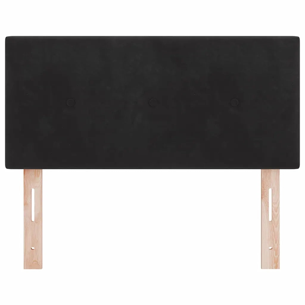 Testiera | Testata Nero 100 cm Velluto