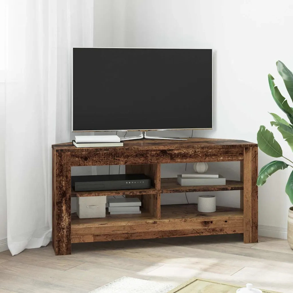 Mobile TV Angolare-Credenza per TV-Console TV Legno vecchio 102 x 40,5 x 45 cm