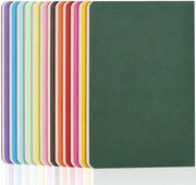 Quaderni A5 - 12 pz - 60 pagine - Copertina morbida - Colori vari - Carta da scrivere di alta qualità 80gsm - Scritture