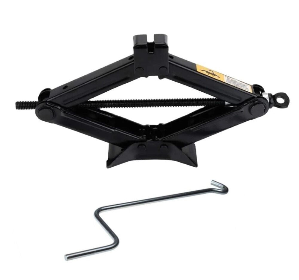 Cric Crick A Pantografo Sollevatore Manuale 2 Tonnellate Auto Ruote 2000Kg 2.OTA