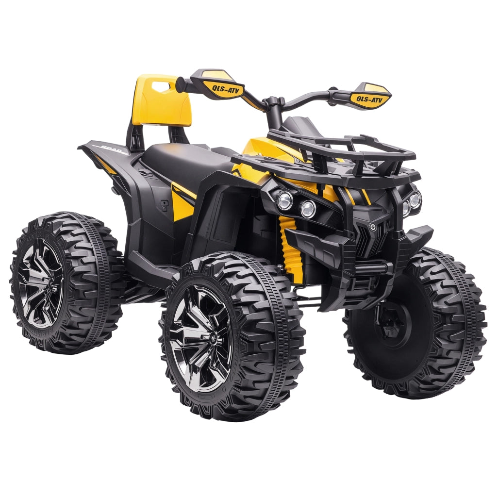 Quad Buggy Elettrico per Bambini 12V ¨C Xylo ¨C Giallo e Nero con Luci e Suoni