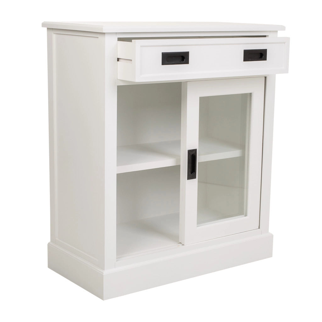 Mobile da ingresso in legno bianco 80x40x90,5h