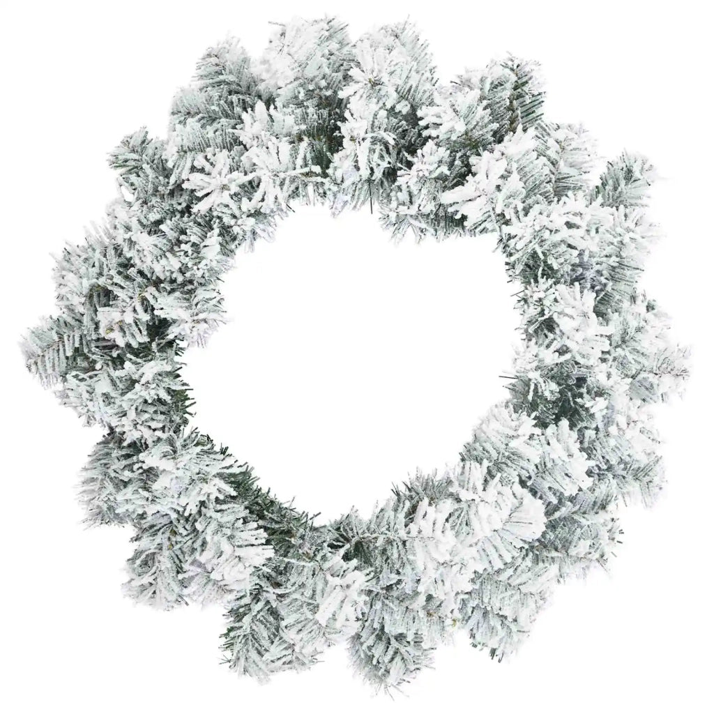 Set mini alberi di Natale 120 cm PVC Verde e Bianco 3468446