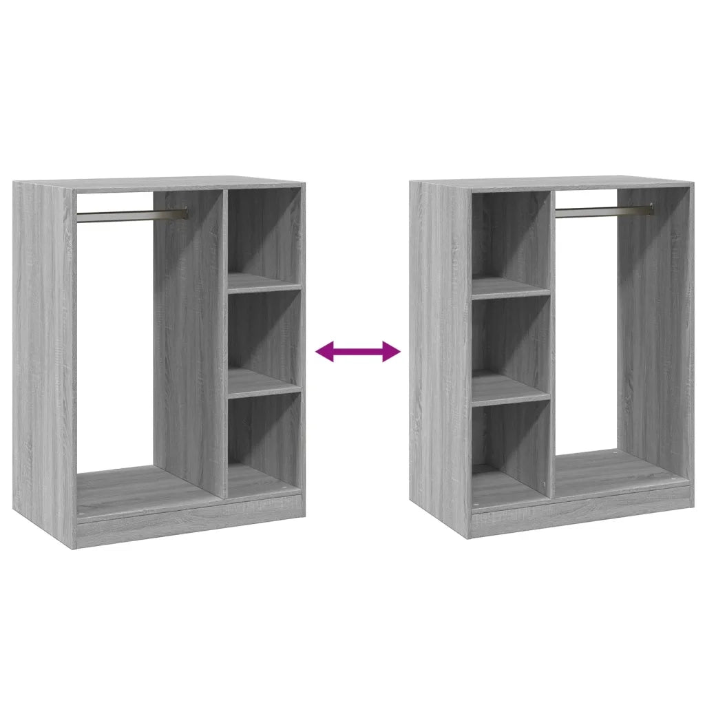 Armadio Grigio Sonoma 77x48x102 cm in Legno Multistrato CFW4979529