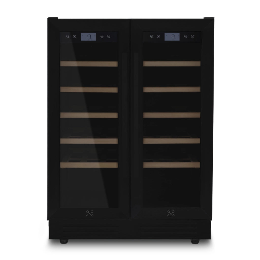 Cantinetta Vino CAVCEDB42 42 Bottiglie Dual Zone da incasso Nera