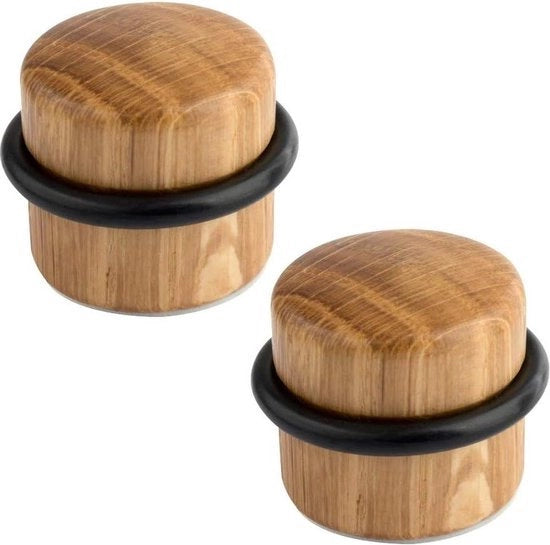 Stoppi per porte di legno - da incollare - set da 2 pezzi