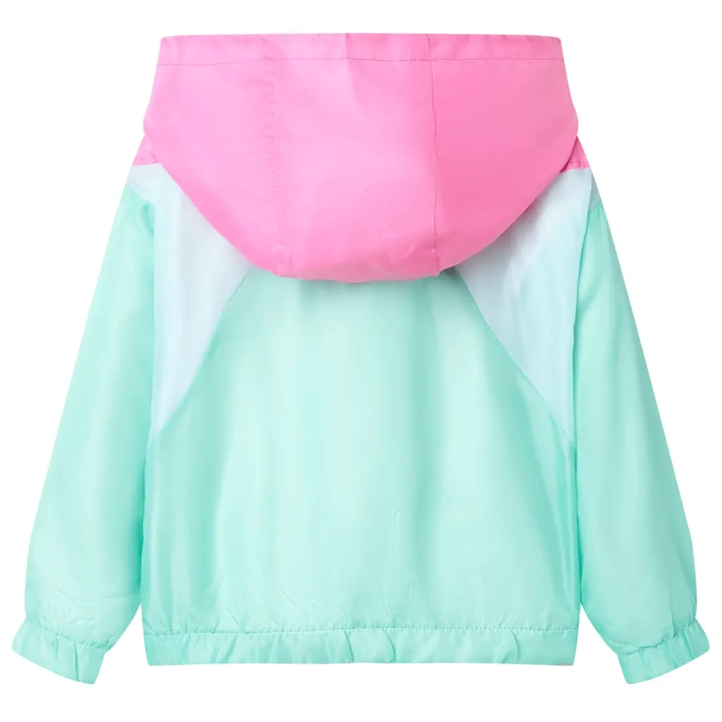 Giacca con Cappuccio e Cerniera da Bambina Multicolore 92 10824