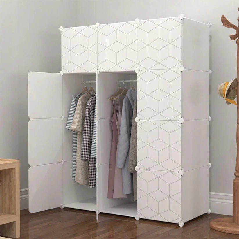Armadio Componibile 147x110x47 cm Ideale per Ogni Stanza