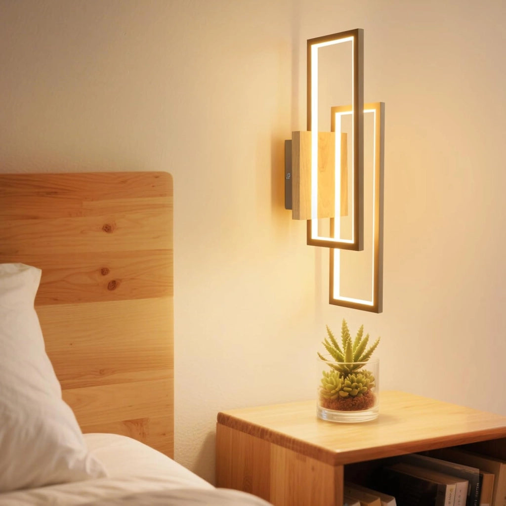 ZMH Plafoniera LED 24W plafoniera moderna per soggiorno bianco caldo 3000K adatta per camere da letto cucine e corridoi