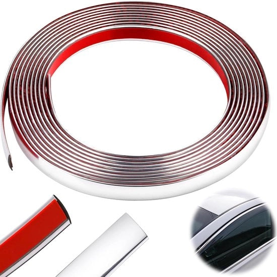 Sierlijsten Autoadesivi - Decorativi - 6 mm x 5 m - Argento