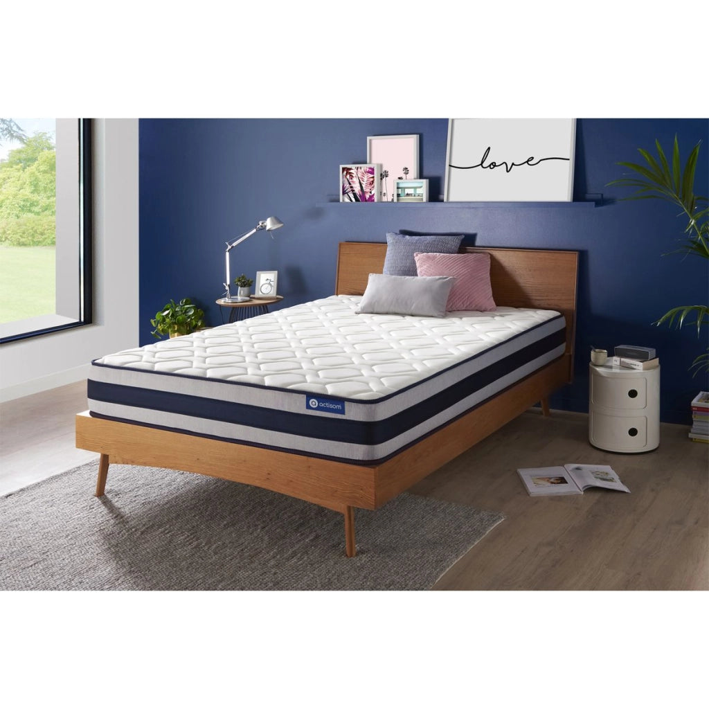 Materasso matrimoniale Actiflex ergo 200x200cm - Spessore : 24cm - Molle insacchettate e memory foam - Rigido