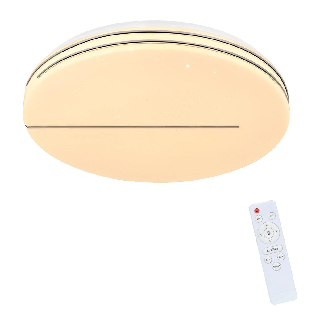 ZMH Lampada da soffitto a LED con design a cielo stellato per cucina - Illuminazione bianca calda con telecomando
