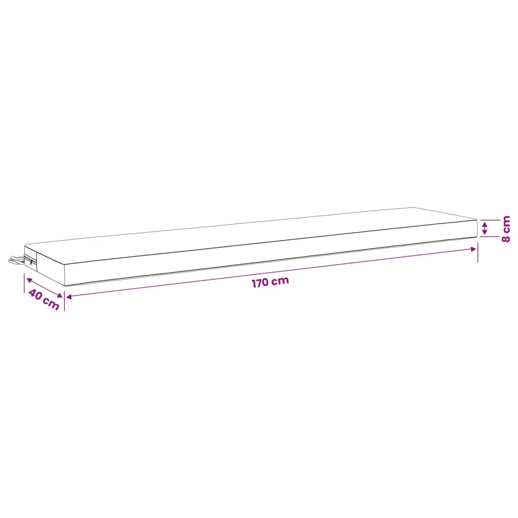 Cuscini per Panchina a 2 Pezzi SOEST 2 pz 100% Poliestere Nero 949981