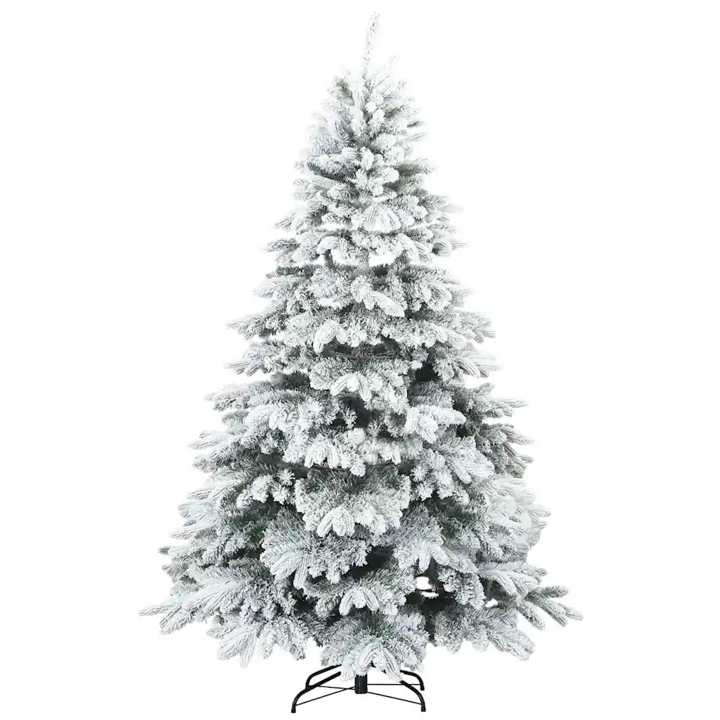 Albero di Natale artificiale con 300 LED Bianco 180 cm PE e PVC