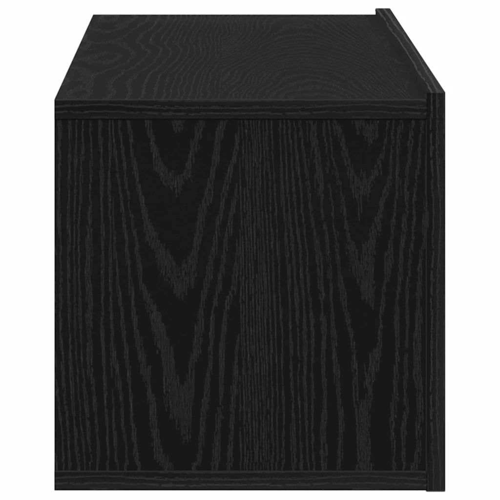 Mobile TV Rovere Nero 100 x 30 x 30 cm Legno multistrato 862487