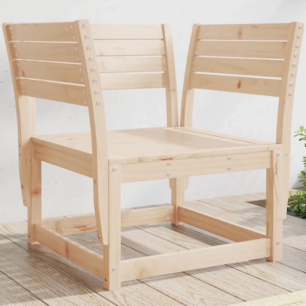 Sedia da Giardino in Legno Massello Pino 844674