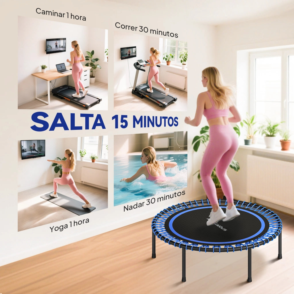 Letto a Soppalco Fitness ¨C Minimal ¨C Blu e Nero ?114 cm