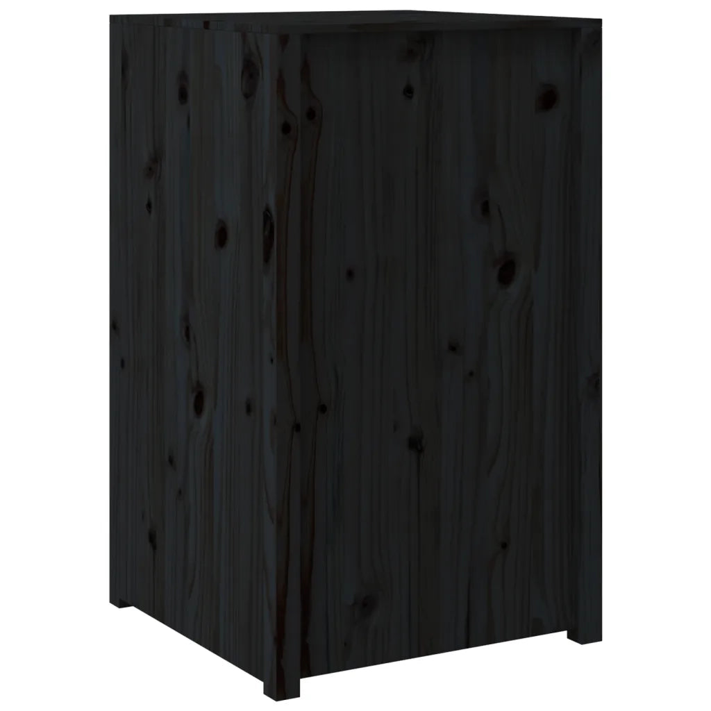 Armadietti da cucina da esterno modulo design rustico giardino contenitore 55 x 55 x 92 cm in legno nero 02_0049233