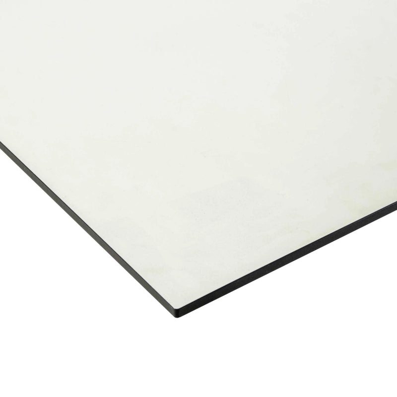 Top tavolo hpl bianco quadro cm 79x79x1