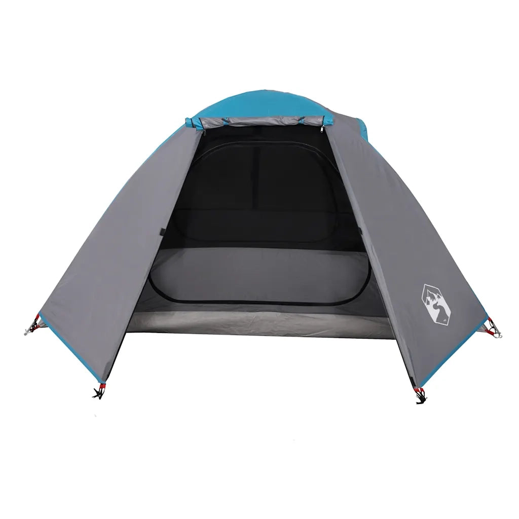 Tenda da Campeggio a Cupola per 2 Persone-Tenda per Escursionismo Blu Impermeabile 277772