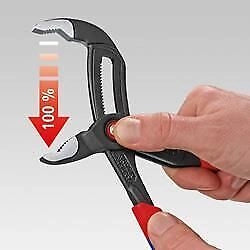 Knipex 8721250 Cobra QuickSet Pinza per Pompa dell'Acqua Regolabile 250 mm apertura 46 mm 25 posizioni acciaio cromo vanadio