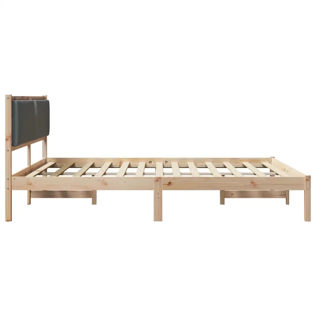 Struttura del letto Grigio scuro 180 x 200 cm Pino massello 878100