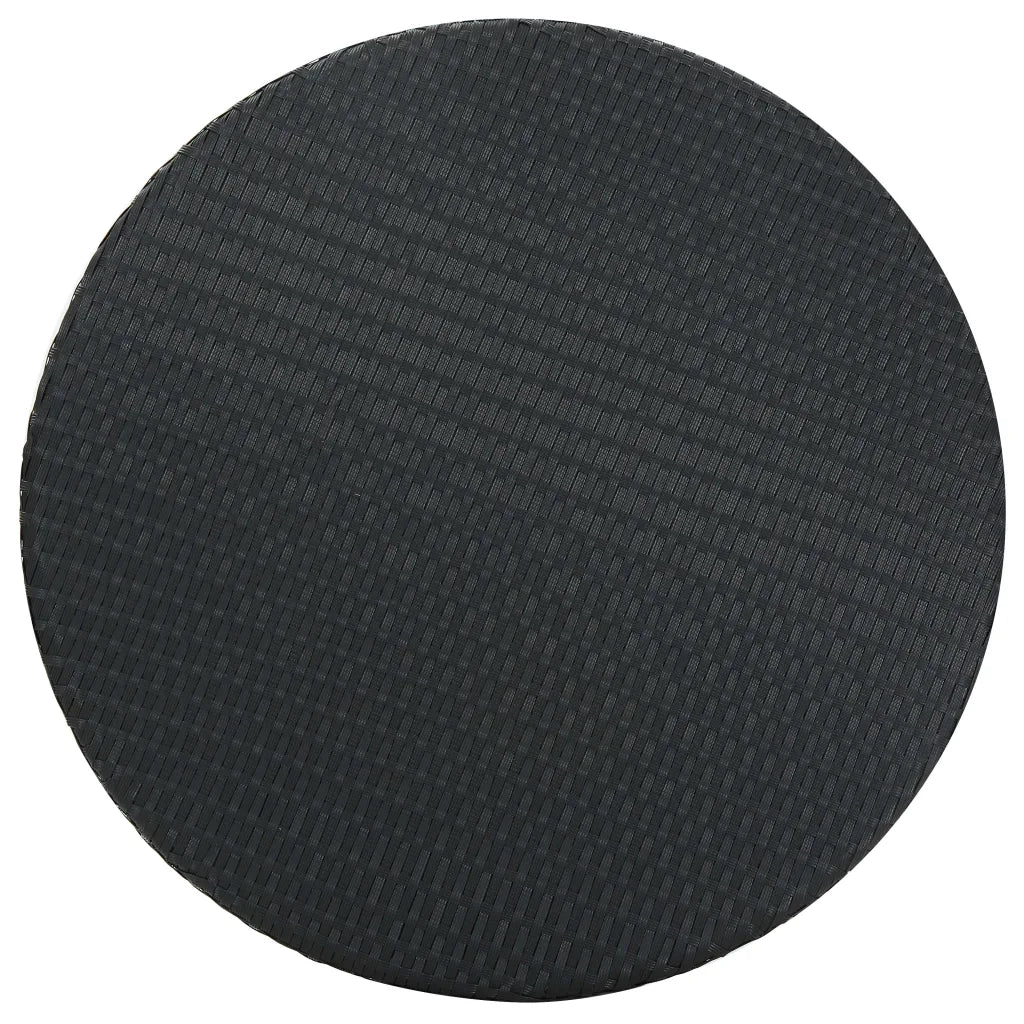 Set Bar da Giardino 5 pz in Polyrattan Nero 3064772