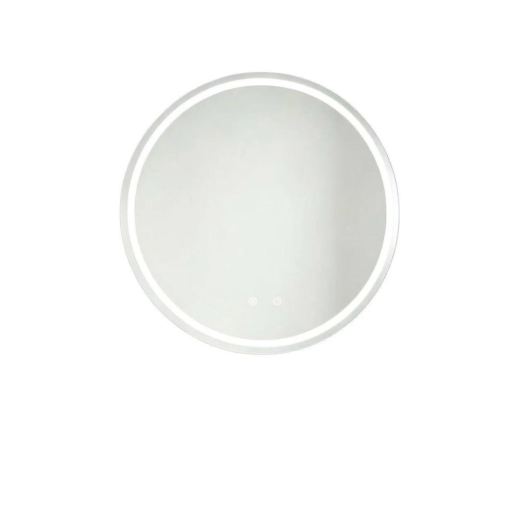 Specchio bagno LED 90x90 cm touch antiappannamento