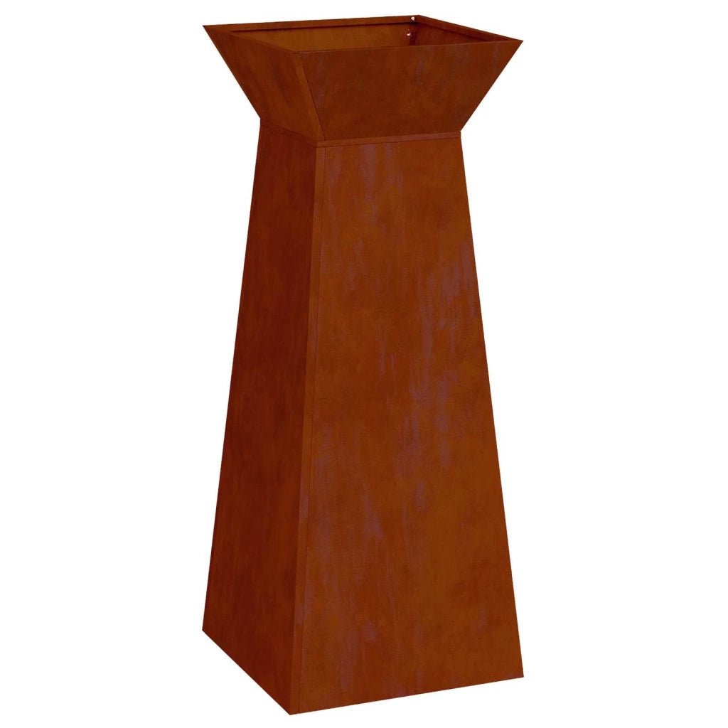Vaso a Pilastro 2 pcs Argento 40 x 40 x 100 cm
