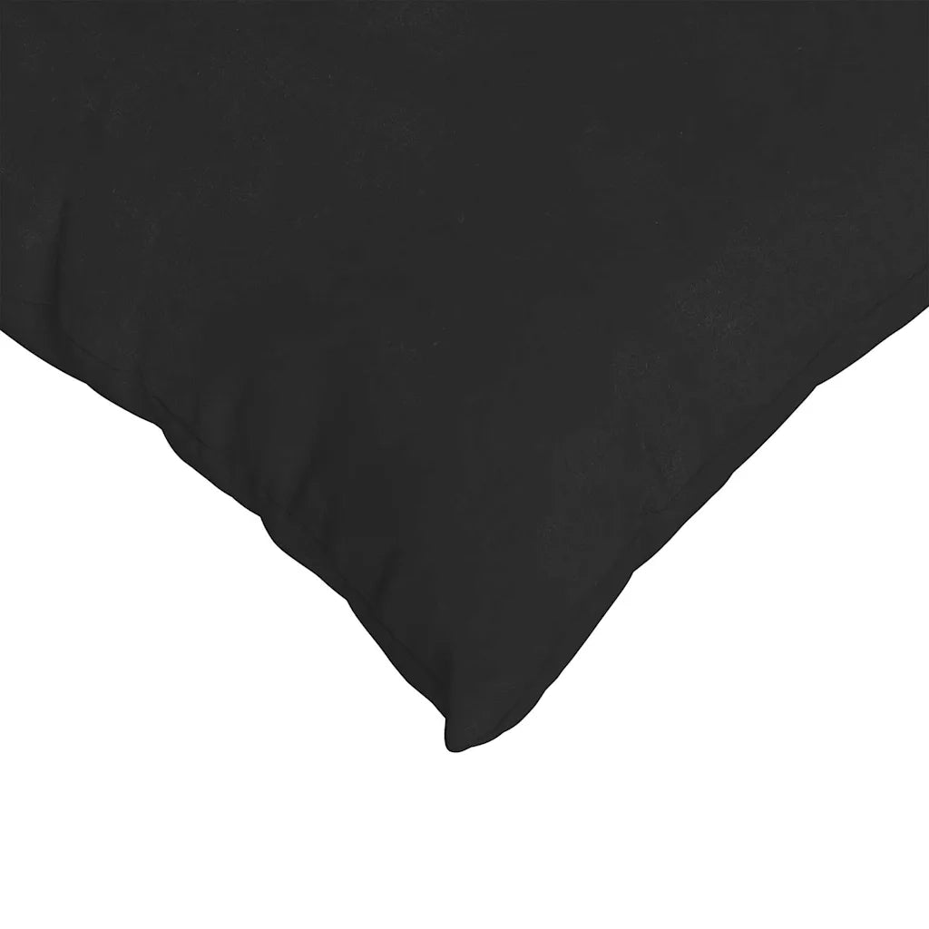 Cuscini da Divano 2 pz-Set di 2 Cuscini per Sofa Nero 50 x 30 cm Tessuto 869341